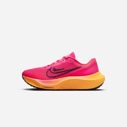 chaussures de running nike zoom fly 5 rose femme dm8974 601