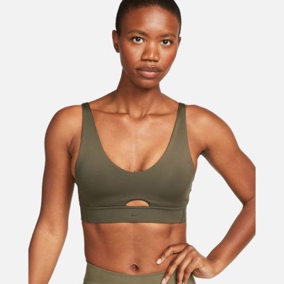 brassiere nike indy plunge cutout vert pour femme dv9837 325