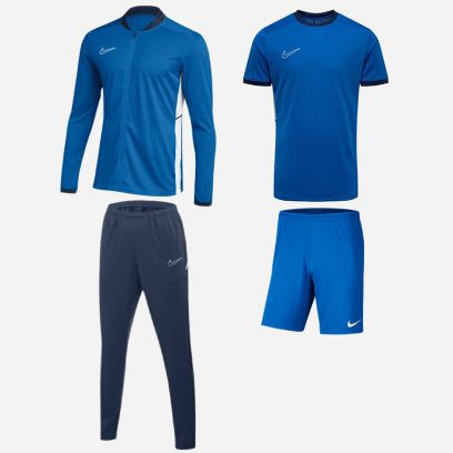 Conjunto Nike Academy 25 para Niño. Chándal + Camiseta + Pantalón corto (4 productos)