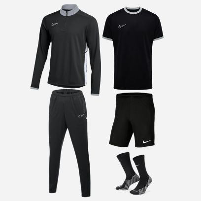 Pack Nike Academy 25 (5 pièces) | Maillot + Short + Chaussettes basses + Haut 1/4 zip + Pantalon de survêtement |