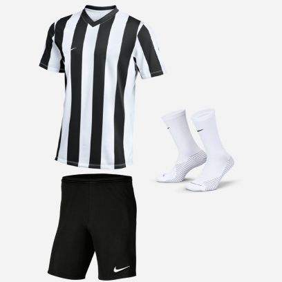 Conjunto de produtos Nike Striped Division V para Criança. Camisa + Calções + Meias (3 itens)