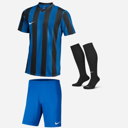 Conjunto de produtos Nike Striped Division V para Criança. Camisa + Calções + Meias (3 itens)