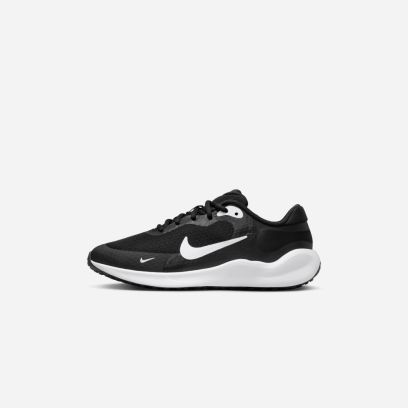 chaussures nike revolution noir blanc enfant fb7689 003