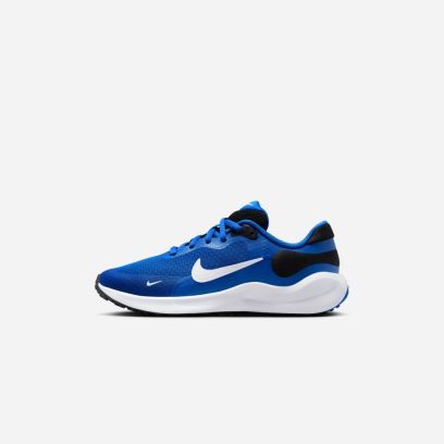 chaussures nike revolution bleu blanc enfant fb7689 401