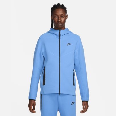 sweat capuche nike tech fleece bleu homme fb7921 450