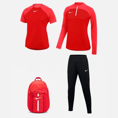 Ensemble Nike femme Pack 4 pièces Maillot Academy Pro Haut 1/4 zip Academy Pro Pantalon de survêtement Academy Pro Sac à dos Academy Team DH9242 DH9246 DH9273 D2647