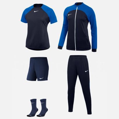 Ensemble Nike femme Pack 5 pièces Maillot Academy Pro Short Park III Chaussettes basse Squad Veste Academy Pro Pantalon de survêtement Academy Pro DH9242 BV6860 SK0030 DH9250 DH9273