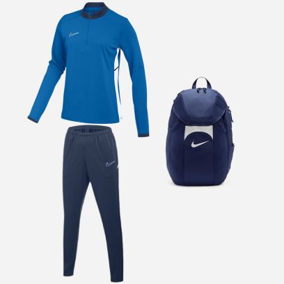 Set di prodotti Nike Academy 25 per Donna. Tuta + Zaino (3 prodotti)