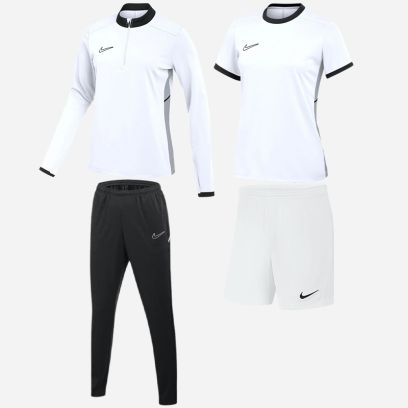 Produkt+Set Nike Academy 25 für Frau. Trainingsanzug + Trikot + Shorts (4 artikel)