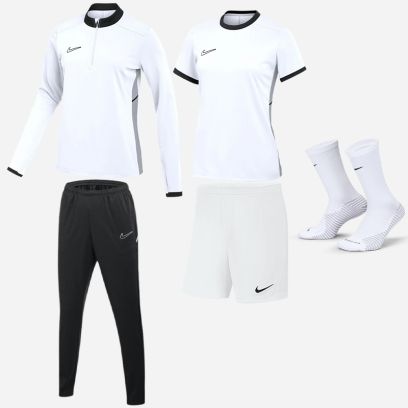 Set di prodotti Nike Academy 25 per Donna. Tuta + Maglia + Short + Calze (5 prodotti)