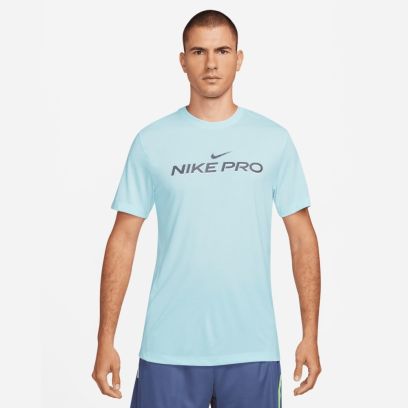 t shirt de fitness nike dri fit bleu homme fj2393 474