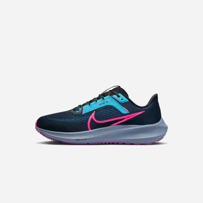 Running shoes Nike Pegasus 40 Black & Blue for women