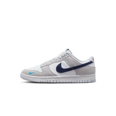 chaussures nike dunk low pour homme blanc gris fj4227 001