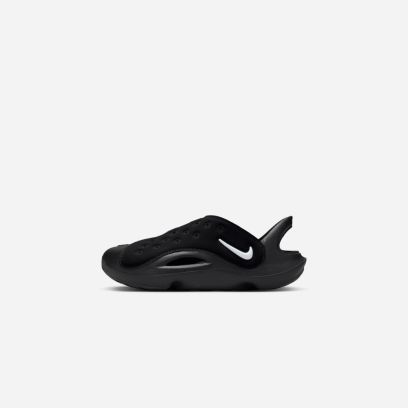 sandales nike aqua swoosh noir pour enfant fn0876 002