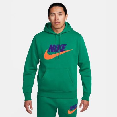 sweat a capuche nike club vert pour homme fn3104 365