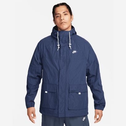 veste bowline nike club bleu homme fn3108 410