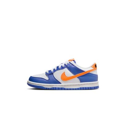 chaussures nike dunk low bleu pour enfant fn7783 400