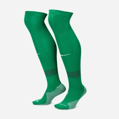 chaussettes de football hautes nike matchfit vert fq8253 302