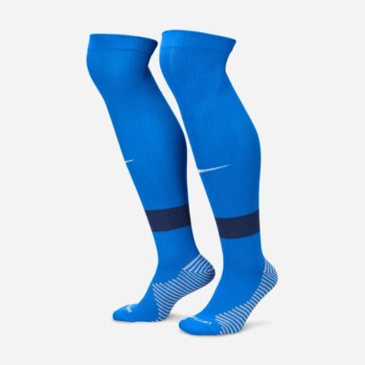 chaussettes de football hautes nike matchfit royal fq8253 463