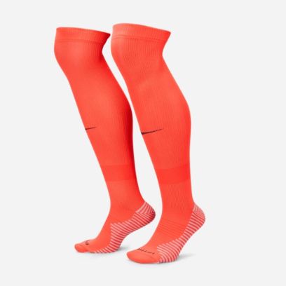 chaussettes de football hautes nike matchfit crimson fq8253