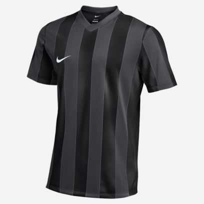 maillot nike striped division v noir gris homme fz9337 010