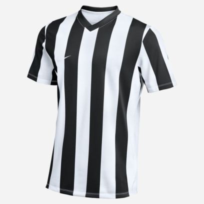 maillot nike striped division v noir blanc homme fz9337 100