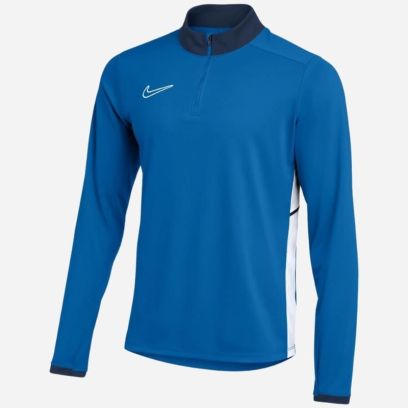 haut d entrainement zip nike academy 25 royal homme fz9767