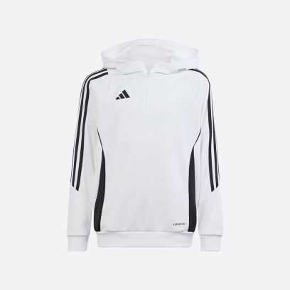 sweat capuche poly tiro 24 blanc enfant has92 ir9400