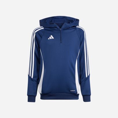 sweat capuche poly tiro 24 bleu marine enfant has92 ir9402