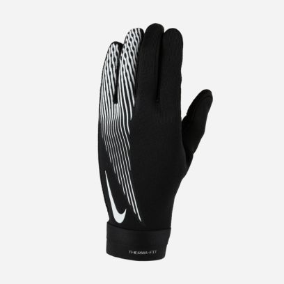 gants nike academy therma fit noir blanc pour homme hf0546 011