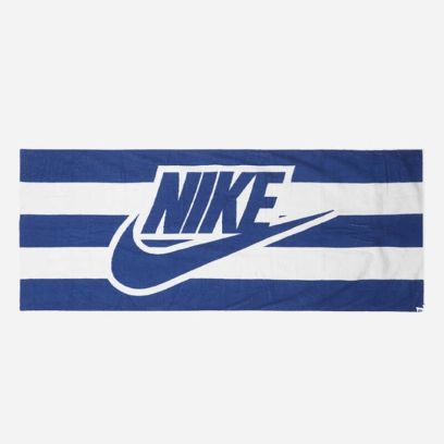 serviette de piscine nike club pool bleu blanc hf9408 400