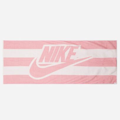 serviette de piscine nike club pool rose blanc hf9408 654