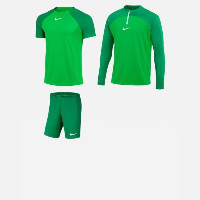 Set producten Nike Academy Pro voor Mannen. Shirt + Korte broek + Tracksuit top (3 artikelen)