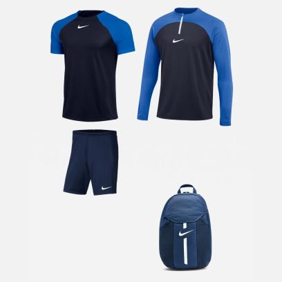 Ensemble Nike homme Pack 4 pièces Maillot Academy Pro Short Park III Haut 1/4 zip Academy Pro II Sac à dos Academy Team DH9225 BV6855 SX5728 DH9230 DC2647