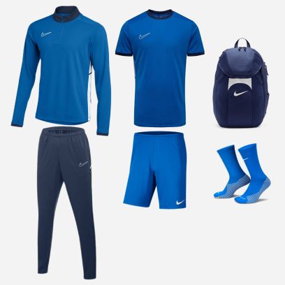 Product set Nike Academy 25 for Men. Track suit + Jersey + Shorts + Socks + Bag (6 items)