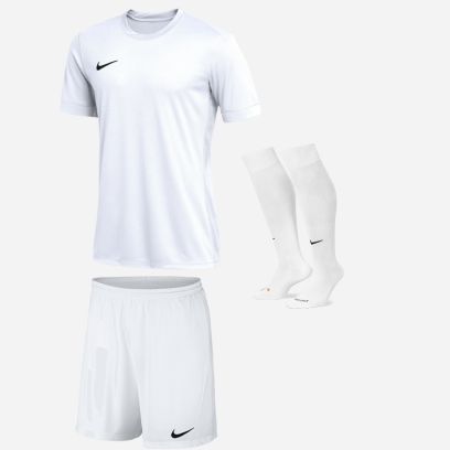 Conjunto Nike Strike IV para Hombre. Camiseta + Pantalón corto + Calcetines (3 productos)