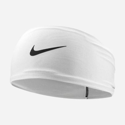 bandeau nike dri fit fury classic wide blanc ib0384 0127