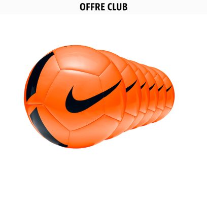 Lot de ballons Nike Pitch Team Orange