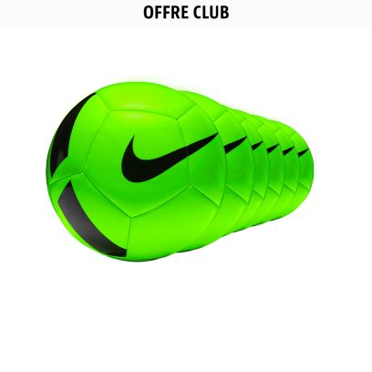 Lot de ballons Nike Pitch Team Vert