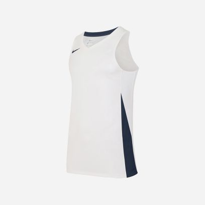 Maglia da basket Nike Team Blu Bianco e Blu Scuro per uomo