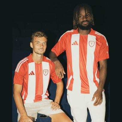 Maillot de match domicile as cannes 2024-2025 adidas homme