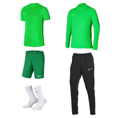 Ensemble Nike homme Pack 5 pièces Maillot Academy 23 Short Park III Chaussettes Strike Crew Haut 1/4 zip Academy 23 Pantalon de survêtement Academy 23 DR1336 BV6855 DH6620 DR1352 DR1666