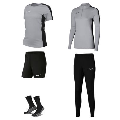 Ensemble Nike femme Pack 5 pièces Maillot Academy 23 Short Park III Chaussettes Strike Crew Haut 1/4 zip Academy 23 Pantalon de survêtement Academy 23 DR1338 BV6860 DH6620 DR1354 DR1671