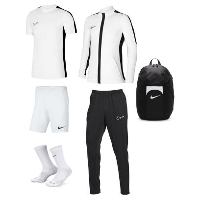 Conjunto Nike Academy 23 para Hombre. Chándal + Camiseta + Pantalón corto + Calcetines + Mochila (6 productos)