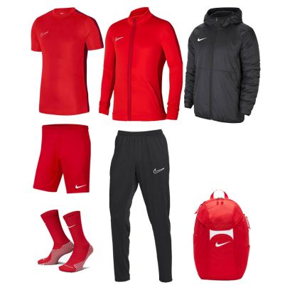 Ensemble Nike homme Pack 7 pièces Maillot Academy 23 Short Park III Chaussettes Strike Crew Veste de survêtement Academy 23 Pantalon de survêtement Academy 23 Veste doublée Team Fall Sac à dos Academy Team DR1336 BV6855 DH6620 DR1681 DR1666 CW6157 DV0761