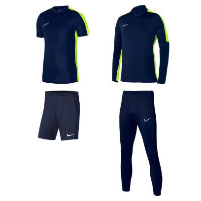 Ensemble Nike Academy 23 pour Homme. Survêtement + Maillot + Short (4 pièces)