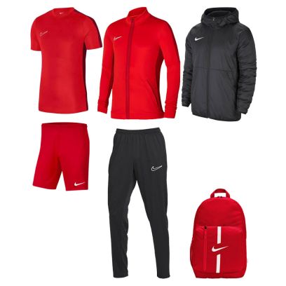 Ensemble Nike enfant Pack 6 pièces Maillot Academy 23 Short Park III Veste de survêtement Academy 23 Pantalon de survêtement Academy 23 Sac à dos Academy Team Youth Veste doublée Team Fall DR1343 BV6865 DR1695 DR1676 DA2571 CW6159