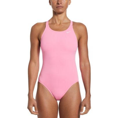 maillot de bain 1 piece nike swim rose pour femme nessa001 660