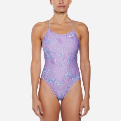 Bañador 1 pieza Nike Hydrastrong Azul Marino para mujer