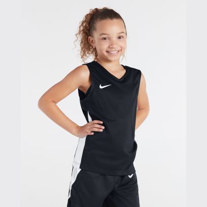 Basketball jersey Nike Team Black for kids